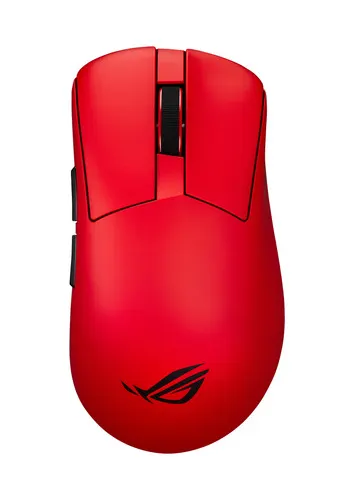 ASUS ROG Gladius IV Ace RED myszka Gaming Dla praworęcznych RF Wireless + Bluetooth + USB Type-A Optyczny 65000 DPI