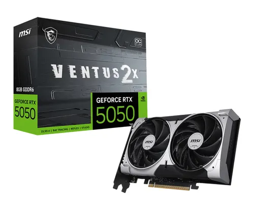 MSI GEFORCE RTX 5050 8G VENTUS 2X OC karta graficzna NVIDIA 8 GB GDDR6