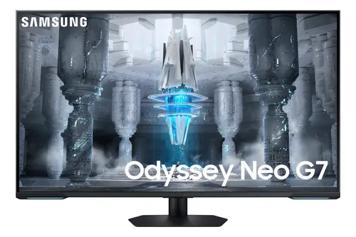 Samsung S43CG700NU monitor komputerowy 109,2 cm (43") 3840 x 2160 px 4K Ultra HD LED Czarny, Biały