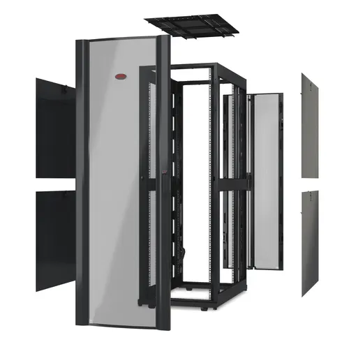 APC NetShelter SX 42U Stojak wolnostojący Czarny, 600 × 1070 mm, bez boków i drzwi