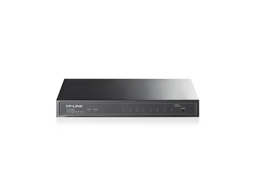 TP-Link JetStream TL-SG2008 przełącznik sieciowy Zarządzany L2/L2+ Gigabit Ethernet (10/100/1000) Czarny