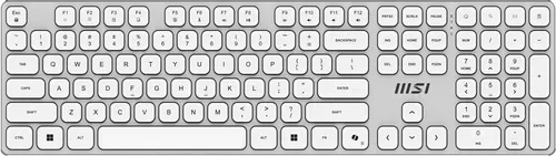 MSI FORGE K210 W COMBO WHITE US klawiatura Dołączona myszka Dom/Biuro USB QWERTY US English Biały