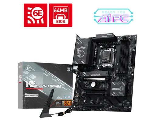 MSI B850 GAMING PRO WIFI6E płyta główna AMD B850 Gniazdo AM5 ATX