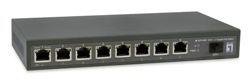 LevelOne GEP-0925 przełącznik sieciowy Nie zarządzany 2.5G Ethernet (100/1000/2500) Obsługa PoE Czarny