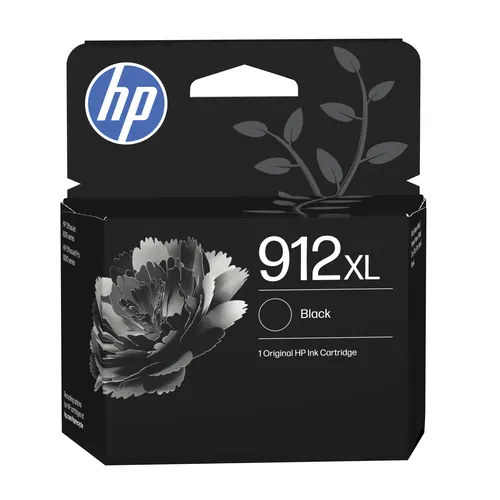 HP 912XL oryginalny wysokowydajny wkład atramentowy czarny (3YL84AE)
