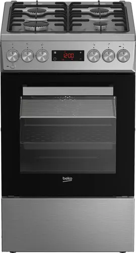 Beko FSM52320TXDT Kuchenka wolnostojąca Prąd elektryczny Gaz Stal nierdzewna