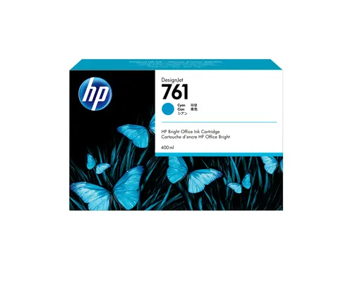 HP Błękitny wkład atramentowy 761 DesignJet 400 ml
