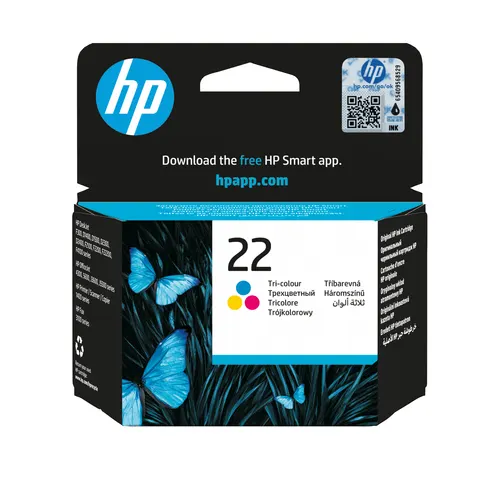 HP 22 oryginalny wkład atramentowy trójkolorowy
