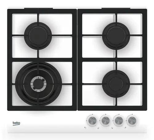 Beko HILW 64225 SW Biały Wbudowany 60 cm Gaz 4 stref(y)