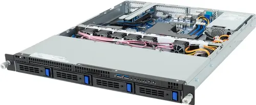 GIGABYTE R123-X00-AA01 Intel C262 LGA 1700 Rack (1U) Czarny, Stal