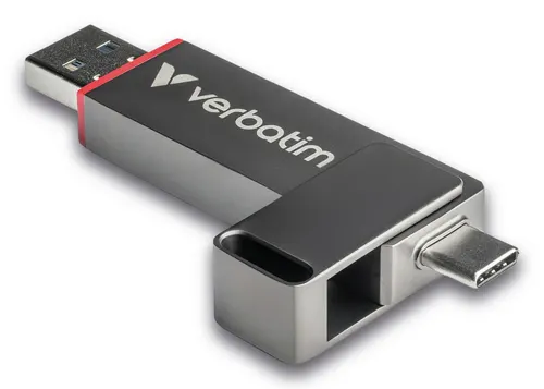 Verbatim Dual QuickStick pamięć USB 1 TB USB Type-A / USB Type-C 3.2 Gen 1 (3.1 Gen 1) Szary