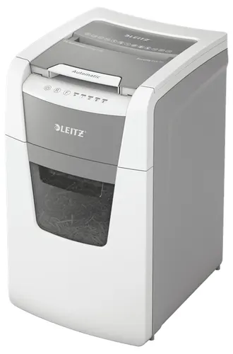 Leitz 80140000 niszczarka Rozdrabnianie mikro-cięte 55 dB 22 cm Szary, Biały
