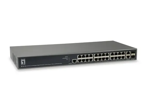 LevelOne GEP-2682 przełącznik sieciowy Zarządzany L3 Gigabit Ethernet (10/100/1000) Obsługa PoE