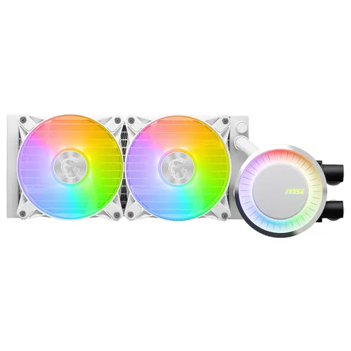 MSI MAG Coreliquid E240 WHITE Płyta główna, Procesor Chłodnica cieczy all-in-one 12 cm Biały