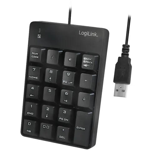 LogiLink ID0184 klawiatura numeryczna Laptop Czarny