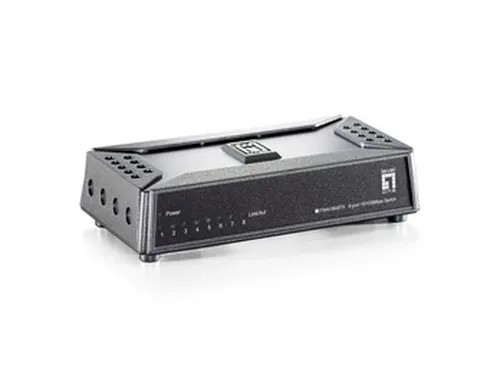 LevelOne FSW-0808TX przełącznik sieciowy Nie zarządzany Fast Ethernet (10/100) Szary