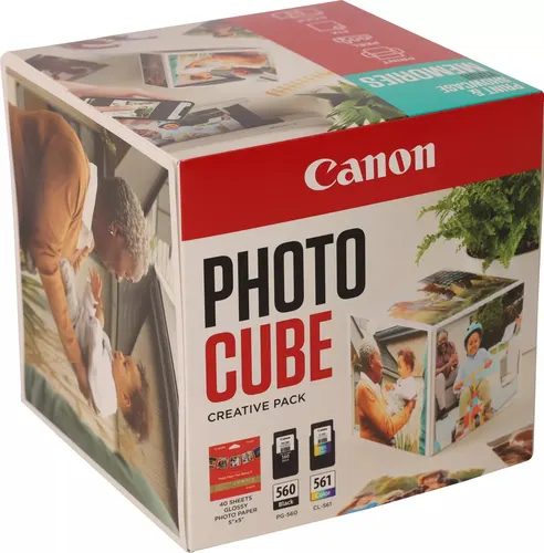 PG-560/CL-561 PHOTO CUBE/CREATIVE PACK WHITE BLUE (5X5 PH
