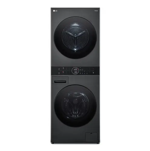 LG WT1210BBF pralko-suszarka Wolnostojący Od przodu Czarny