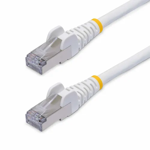 StarTech.com NLWH-1M-CAT8-PATCH kabel sieciowy Biały S/FTP (S-STP) Okrągły