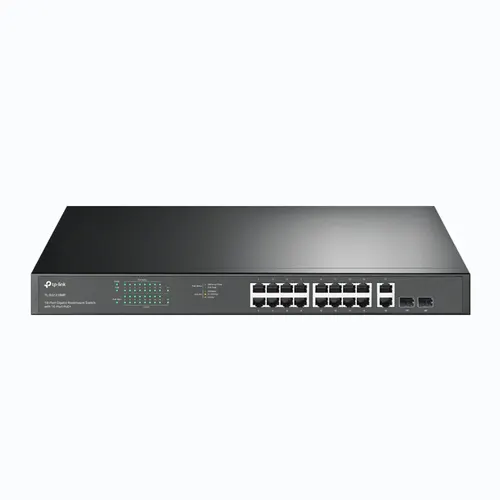 TP-Link TL-SG1218MP przełącznik sieciowy Nie zarządzany Gigabit Ethernet (10/100/1000) Obsługa PoE 1U Czarny