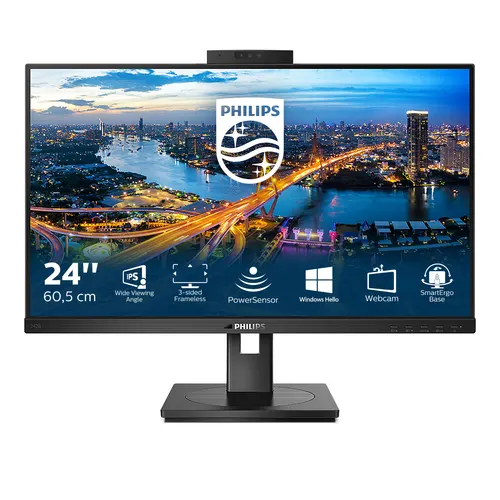 Philips B Line 242B1H/00 monitor komputerowy 60,5 cm (23.8") 1920 x 1080 px Full HD LED Czarny