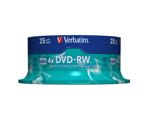 Verbatim DVD-RW Matt Silver 4,7 GB 25 szt.
