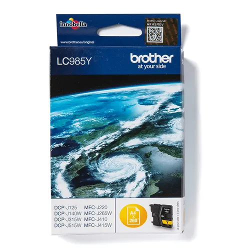 Brother LC985Y nabój z tuszem 1 szt. Oryginalny Żółty