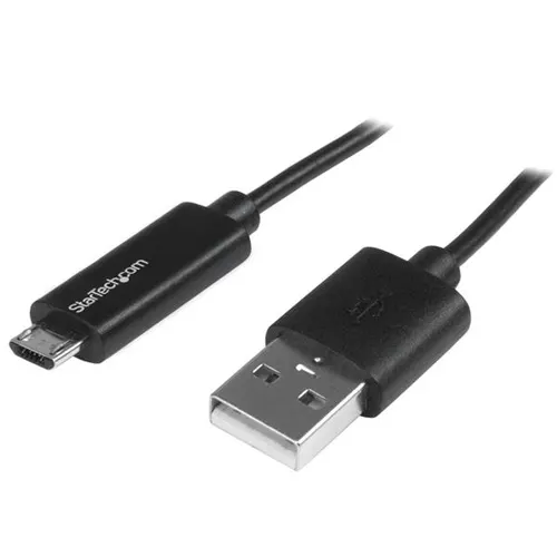 StarTech.com USBAUBL1M kabel USB USB 2.0 1 m USB A Micro-USB B 0,48 Gbit/s Czarny