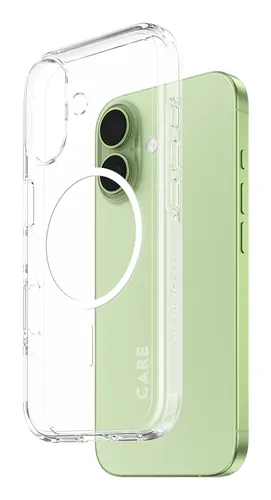 PanzerGlass CARE™ by ® Urban Explorer Case Transparent w. White MagSafe iPhone 17 pokrowiec na telefon komórkowy Przezroczysty