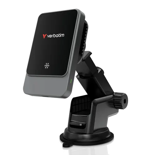 Verbatim Charge 'n' Drive Smartfon Czarny USB Bezprzewodowe ładowanie Szybkie ładowanie Automatyczna