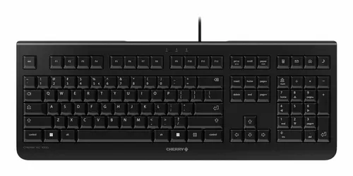 CHERRY KC 1000 klawiatura Uniwersalne USB AZERTY Belgijski Czarny