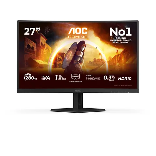 AOC G4 C27G4ZXE monitor komputerowy 68,6 cm (27") 1920 x 1080 px Full HD LED Czarny, Szary