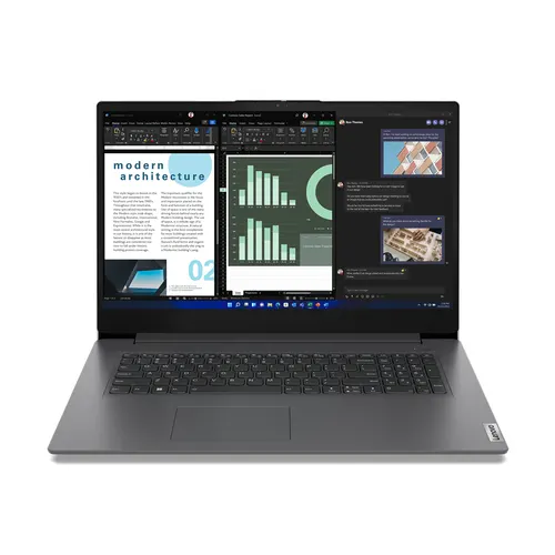 Lenovo V17 G4 IRU Intel® Core™ i5 i5-13420H Laptop 43,9 cm (17.3") Full HD 16 GB DDR4-SDRAM 512 GB SSD Wi-Fi 6 (802.11ax) Windows 11 Pro Szary Angielski