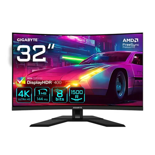 GIGABYTE M32UC monitor komputerowy 80 cm (31.5") 3840 x 2160 px 4K Ultra HD LED Czarny