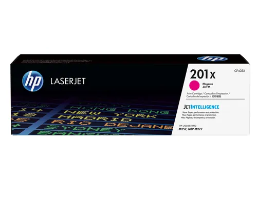 HP 201X oryginalny wkład laserowy o dużej pojemności, purpurowy