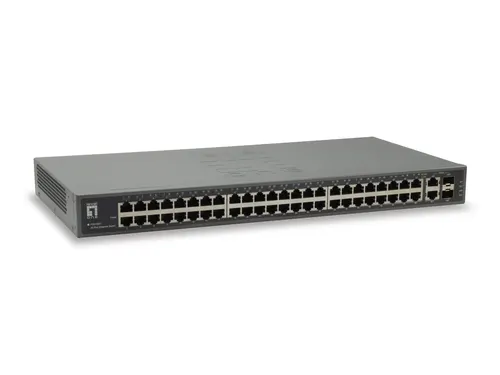 LevelOne FGU-5021 przełącznik sieciowy Fast Ethernet (10/100) Szary