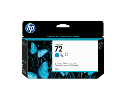 HP Błękitny wkład atramentowy 72 DesignJet 130 ml