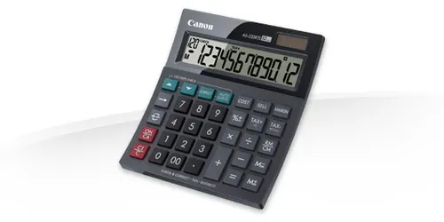 Canon AS-220RTS kalkulator Desktop Wyświetlacz kalkulatora Czarny