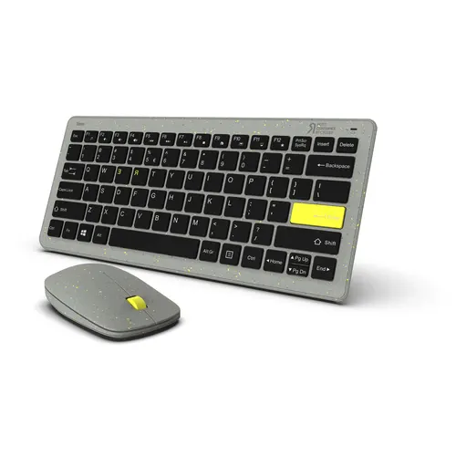 Acer Vero Combo Set klawiatura Dołączona myszka Biuro RF Wireless Szary