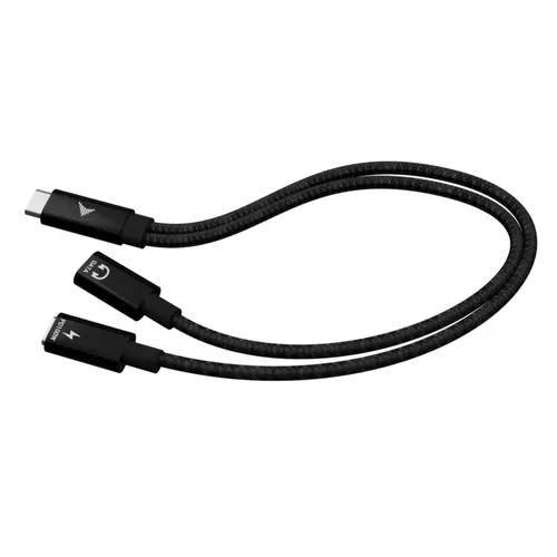 i-tec C31DUALSPLITTERCBLPD kabel USB USB 2.0 0,3 m USB C 2 x USB C 100 W Czarny