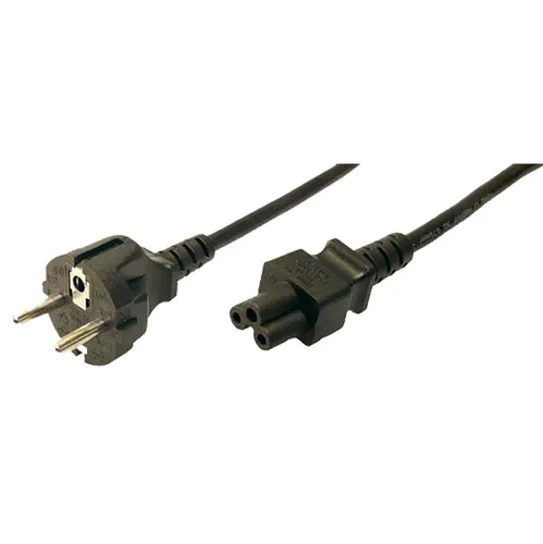 LogiLink CP093 kabel zasilające Czarny 1,8 m C5 panel CEE7/7