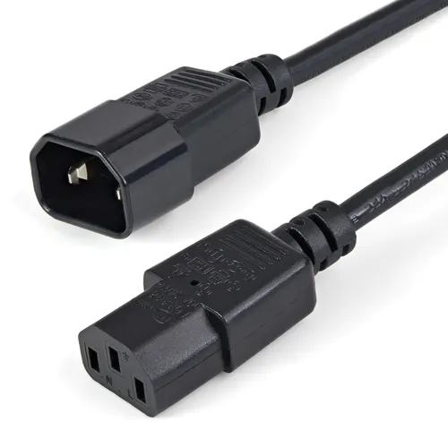 StarTech.com PXT1001M kabel zasilające Czarny 1 m C14 panel C13 panel