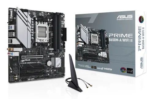 ASUS PRIME B650M-A WIFI II AMD B650 Gniazdo AM5 micro ATX