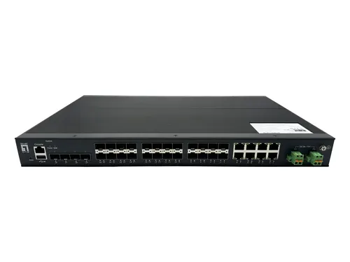 LevelOne IGU-2872 przełącznik sieciowy Zarządzany L2+ Czarny