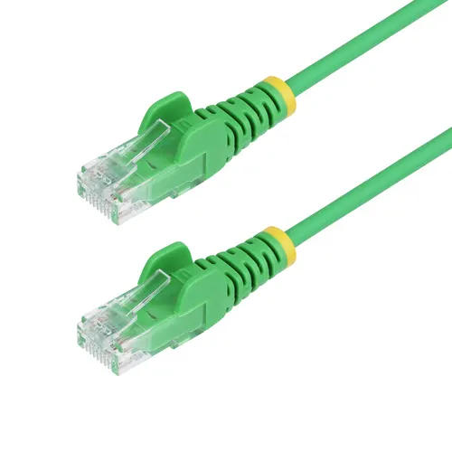 StarTech.com N6PAT250CMGNS kabel sieciowy Zielony 2,5 m Cat6 U/UTP (UTP) Okrągły
