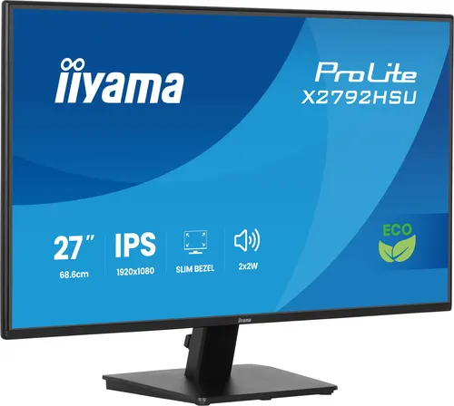 iiyama ProLite X2792HSU-B1 monitor komputerowy 68,6 cm (27") 1920 x 1080 px Full HD LED Czarny