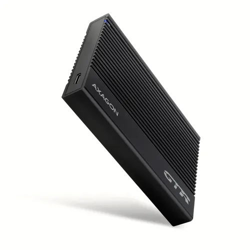 Axagon EE25-GTR USB-C 3.2 Gen 2 - SATA 6G 2.5\" externes Festplattengehäuse geriffelt Obudowa HDD/SSD Czarny 2.5"