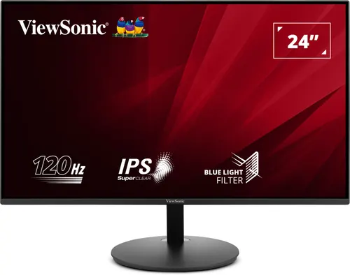 Viewsonic VA VA24E1-H monitor komputerowy 61 cm (24") 1920 x 1080 px Full HD LED Czarny