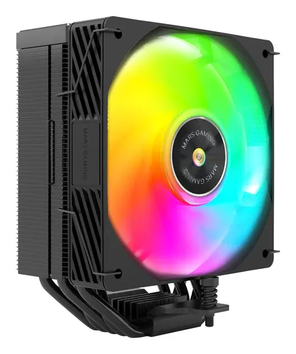 Mars Gaming MCPUX5ARGB system chłodzenia komputerów Procesor Chłodnica powietrza 12 cm Czarny 1 szt.