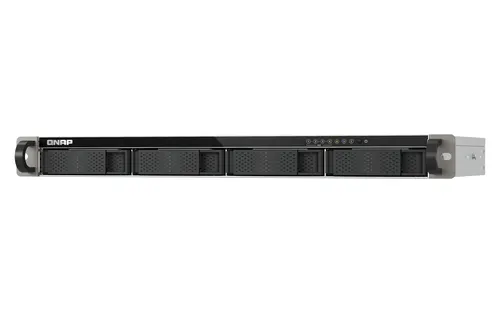 QNAP TS-432XeU NAS Rack (1U) 4 GB DDR4 0 TB QNAP QTS Czarny, Szary